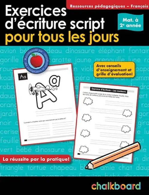 Exercices D?écriture Script Pour Tous Les Jours Mat. À 2e Année by Demetra Turnbull