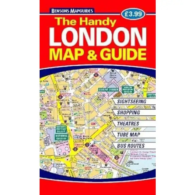 The Handy London Map & Guide by Bensons MapGuides