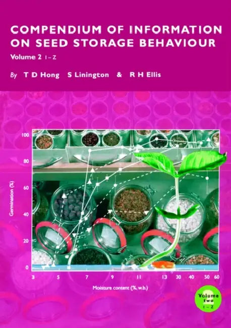 Compendium Of Information On Seed Storage Behaviour Vol. 2 1-Z (vol. 2 of 2 volumes) by T. D. Hong
