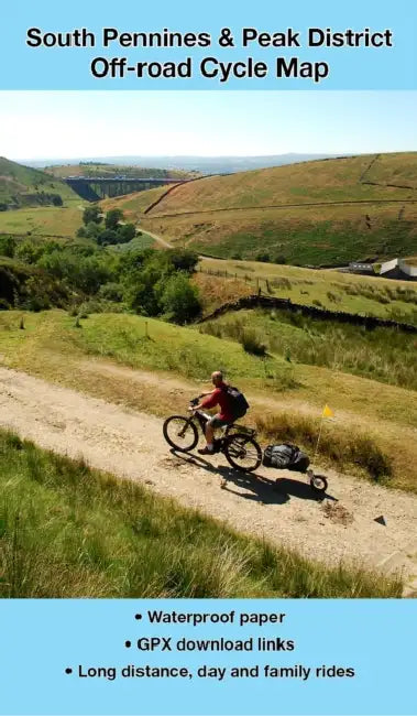 South Pennines & Peak District - Off-Road Cycle Map by Richard Peace