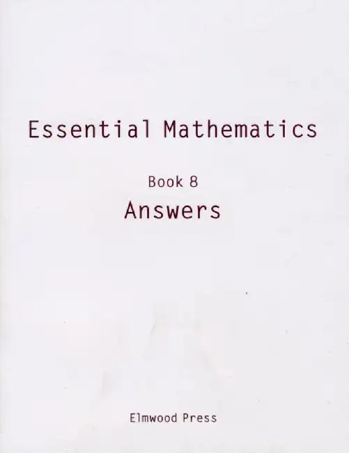 Essential Mathematics by Rayner, David
