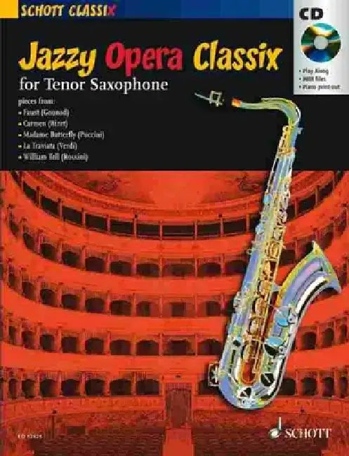 Jazzy Opera Classix: For Tenor Saxophone by Hal Leonard Corp