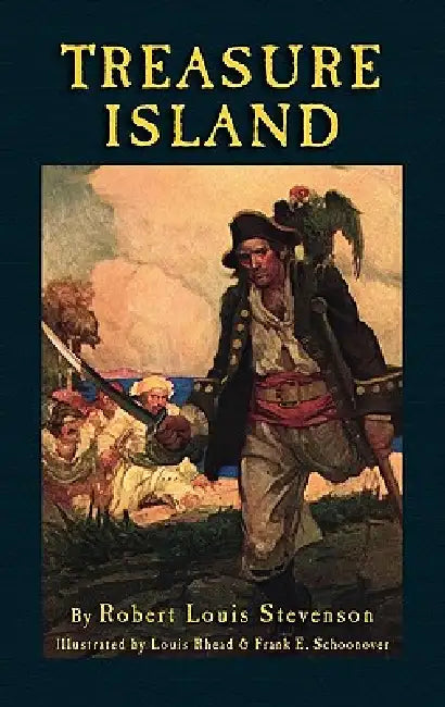 Treasure Island by Robert Louis Stevenson, Louis Rhead, Frank E. Schoonover
