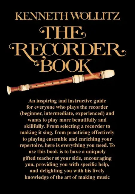 The Recorder Book by Kenneth Wollitz