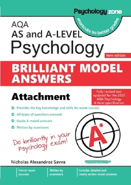 AQA A-Level Brilliant Model Answers -Attachment (updated for 2025 specification) by Nicholas Savva