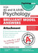 AQA A-Level Brilliant Model Answers -Attachment (updated for 2025 specification) by Nicholas Savva