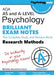 AQA Psychology BRILLIANT EXAM NOTES: Research Methods: AS and A: The Complete Study and Revision Book-level: Research Methods: AS and A-level by Nicholas A. Savva