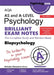 AQA A-Level Psychology Brilliant Exam Notes for Biopsychology: Updated for 2025 specification by Nicholas Savva