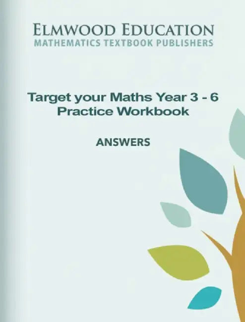 Target your Maths Year 3-6 Practice Workbook Answers by Stephen Pearce