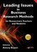 Leading Issues in Business Research Methods for Researchers, Teachers and Students by Antony Bryant, Antony Bryant