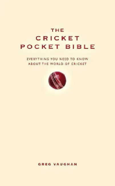 The Cricket Pocket Bible by Greg Vaughan