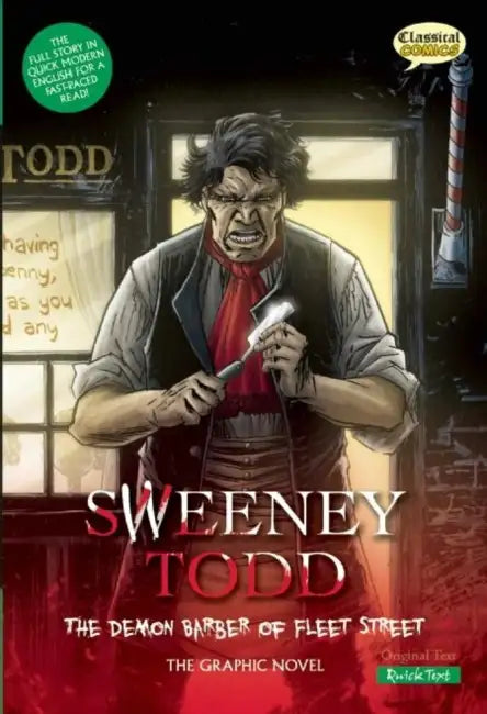 Sweeney Todd: The Demon Barber of Fleet Street, Quick Text: The Graphic Novel by Sean Michael Wilson, Declan Shalvey, Jason Cardy