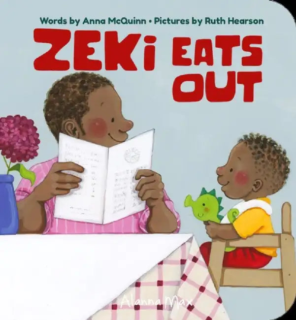 Zeki Eats Out by Anna McQuinn