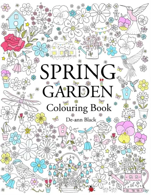 Spring Garden: Colouring Book by de-Ann Black