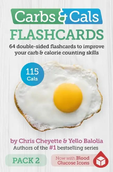 Carbs & Cals Flashcards PACK 2 by Chris Cheyette