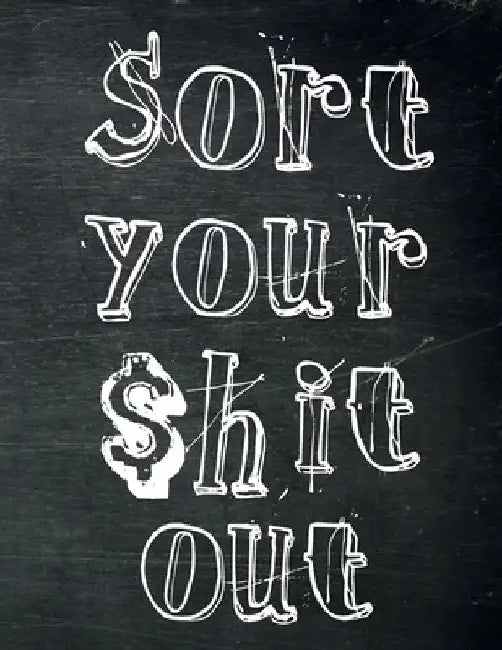 Sort Your $hit Out: Monthly Budget Planner (Undated - Start Any Time) Paycheck Bill Tracker (Budget Planning) by Planners, Briar Budget