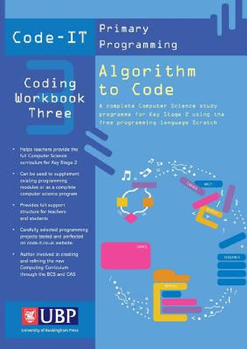 Code IT Work Book 3: Algorithim to Code by Phil Bagge