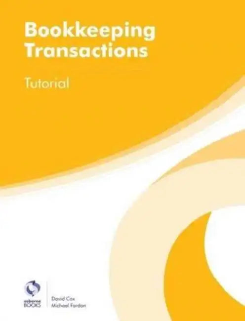 Bookkeeping Transactions Tutorial by David Cox