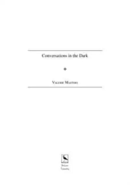Conversations in the Dark by Valerie Masters
