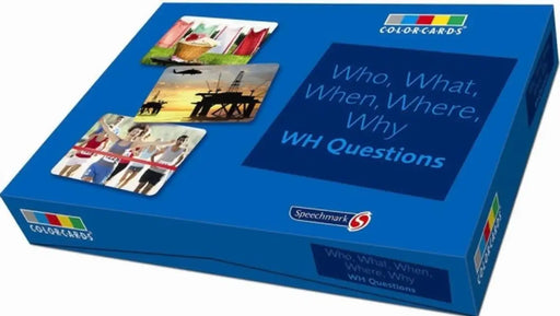 Who, What, When, Where Colorcards -Interrogative Pronouns by Speechmark