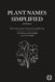 Plant Names Simplified: Their Pronunciation, Derivation and Meaning (Third Edition) by Adrian Stockdale