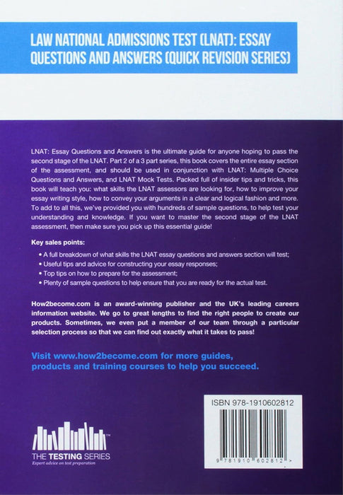 Law National Admissions Test (LNAT): Essay Questions and Answers