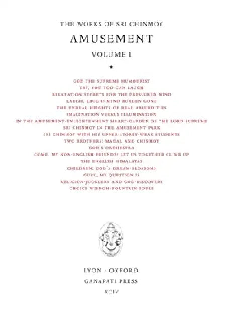 Amusement I by Sri Chinmoy