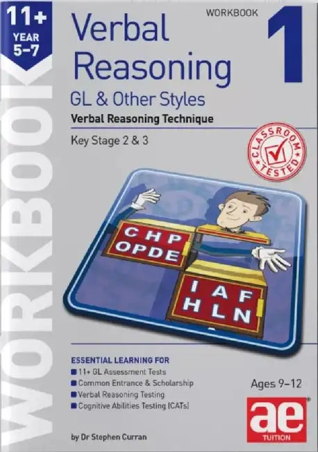 11+ Verbal Reasoning Year 5-7 GL & Other Styles Workbook 1 by Dr Stephen C Curran