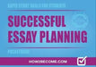 Successful Essay Planning Pocketbook by How2Become