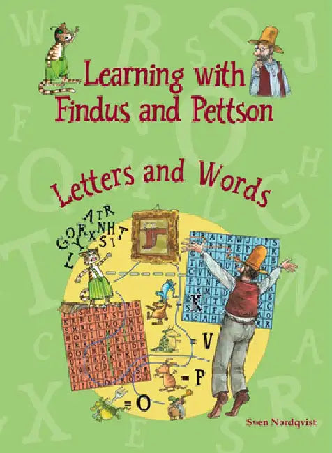 Learning with Findus and Pettson: Letters and Words by Sven Nordqvist