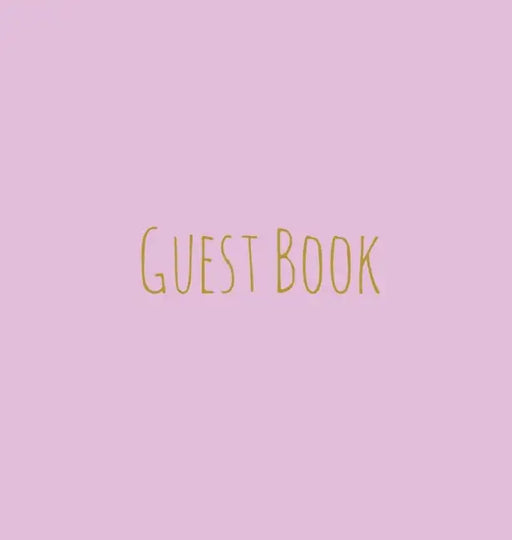 Wedding Guest Book, Bride and Groom, Special Occasion, Comments, Gifts, Well Wish's, Wedding Signing Book, Pink and Gold (Hardback) by Lollys Publishing