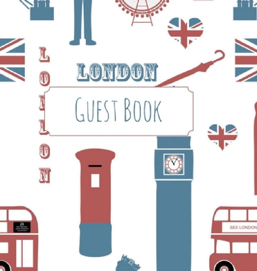 Guest Book, London Guest Book, Guests Comments, B&B, Visitors Book, Vacation Home Guest Book, Beach House Guest Book, Comments Book, Visitor Book, Col by Lollys Publishing