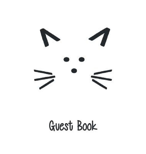 Cat Guest Book, Guests Comments, B&B, Visitors Book, Vacation Home Guest Book, Beach House Guest Book, Comments Book, Visitor Book, Holiday Home, Retr by Lollys Publishing
