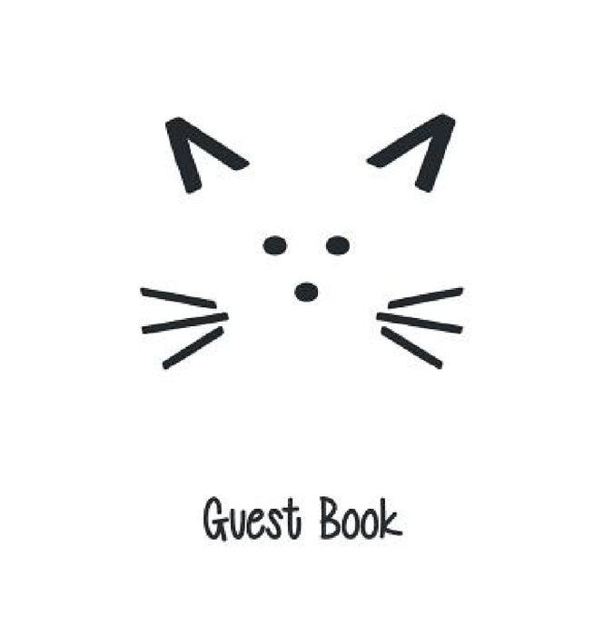 Cat Guest Book, Guests Comments, B&B, Visitors Book, Vacation Home Guest Book, Beach House Guest Book, Comments Book, Visitor Book, Holiday Home, Retr by Lollys Publishing