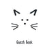 Cat Guest Book, Guests Comments, B&B, Visitors Book, Vacation Home Guest Book, Beach House Guest Book, Comments Book, Visitor Book, Holiday Home, Retr by Lollys Publishing