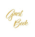 Gold Guest Book, Weddings, Anniversary, Party's, Special Occasions, Wake, Funeral, Memories, Christening, Baptism, Visitors Book, Guests Comments, Vac by Lollys Publishing