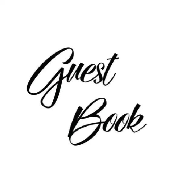 Black and White Guest Book, Weddings, Anniversary, Party's, Special Occasions, Memories, Christening, Baptism, Visitors Book, Guests Comments, Vacatio by Lollys Publishing