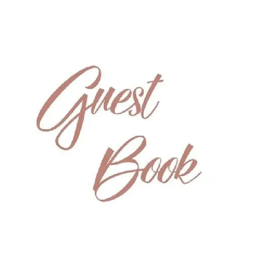 Rose Gold Guest Book, Weddings, Anniversary, Party's, Special Occasions, Memories, Christening, Baptism, Visitors Book, Guests Comments, Vacation Home by Lollys Publishing