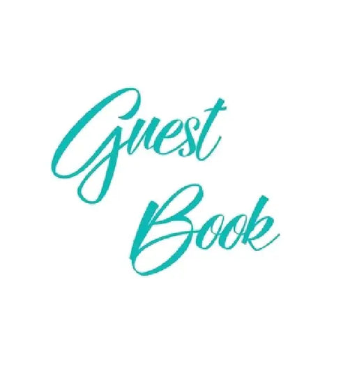 Tiffany Blue Guest Book, Weddings, Anniversary, Party's, Special Occasions, Memories, Christening, Baptism, Visitors Book, Guests Comments, Vacation H by Lollys Publishing