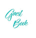 Tiffany Blue Guest Book, Weddings, Anniversary, Party's, Special Occasions, Memories, Christening, Baptism, Visitors Book, Guests Comments, Vacation H by Lollys Publishing
