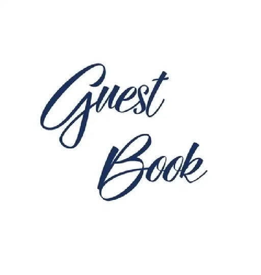 Navy Blue Guest Book, Weddings, Anniversary, Party's, Special Occasions, Memories, Christening, Baptism, Visitors Book, Guests Comments, Vacation Home by Lollys Publishing