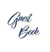 Navy Blue Guest Book, Weddings, Anniversary, Party's, Special Occasions, Memories, Christening, Baptism, Visitors Book, Guests Comments, Vacation Home by Lollys Publishing