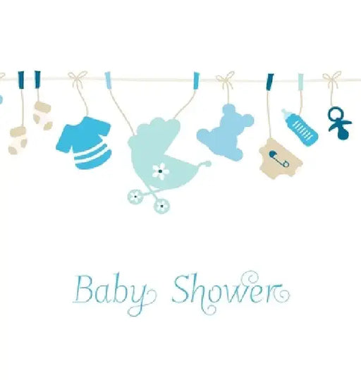Baby Shower Guest Book, Blue, Boy, Beautiful Guest Book for Family & Friends to Write In, Mummy To Be, Photo, Baby, Pregnancy, Motherhood, New Born Ke by Lollys Publishing