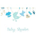 Baby Shower Guest Book, Blue, Boy, Beautiful Guest Book for Family & Friends to Write In, Mummy To Be, Photo, Baby, Pregnancy, Motherhood, New Born Ke by Lollys Publishing