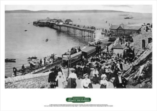 Lost Tramways Of Wales Poster  Mumbles Pier