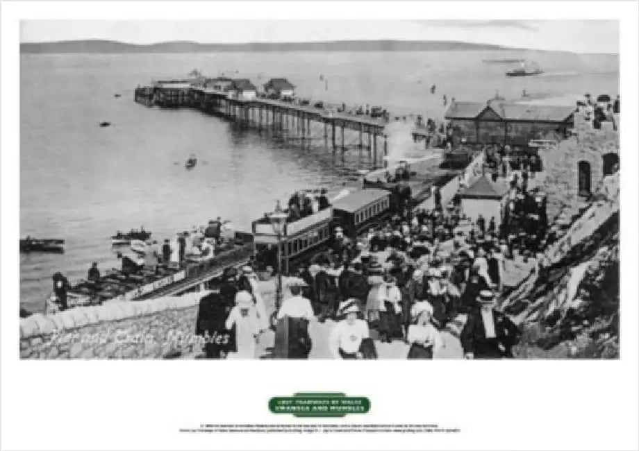 Lost Tramways Of Wales Poster  Mumbles Pier