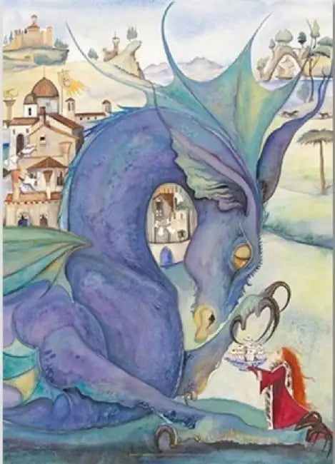 Tell Me a Dragon Poster by Jackie Morris