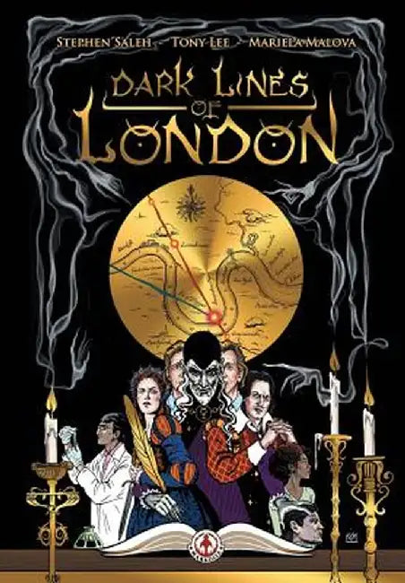Dark Lines of London by Saleh, Stephen