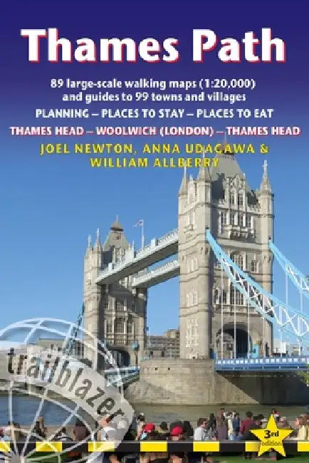 Thames Path: British Walking Guide: Thames Head to London - Includes 89 Large-Scale Walking Maps (1:20,000) & Guides to 99 Towns an by Joel Newton