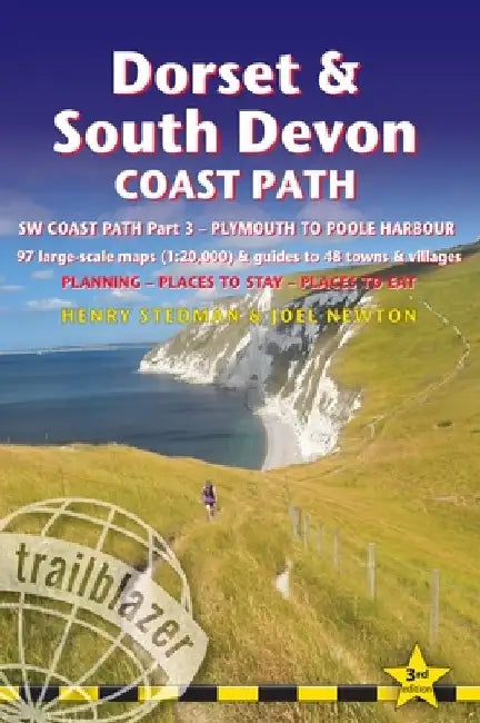 Dorset & South Devon Coast Path: (Sw Coast Path Part 3) - Includes 97 Large-Scale Walking Maps & Guides to 48 Towns and Villages - Planning, Places to by Henry Stedman